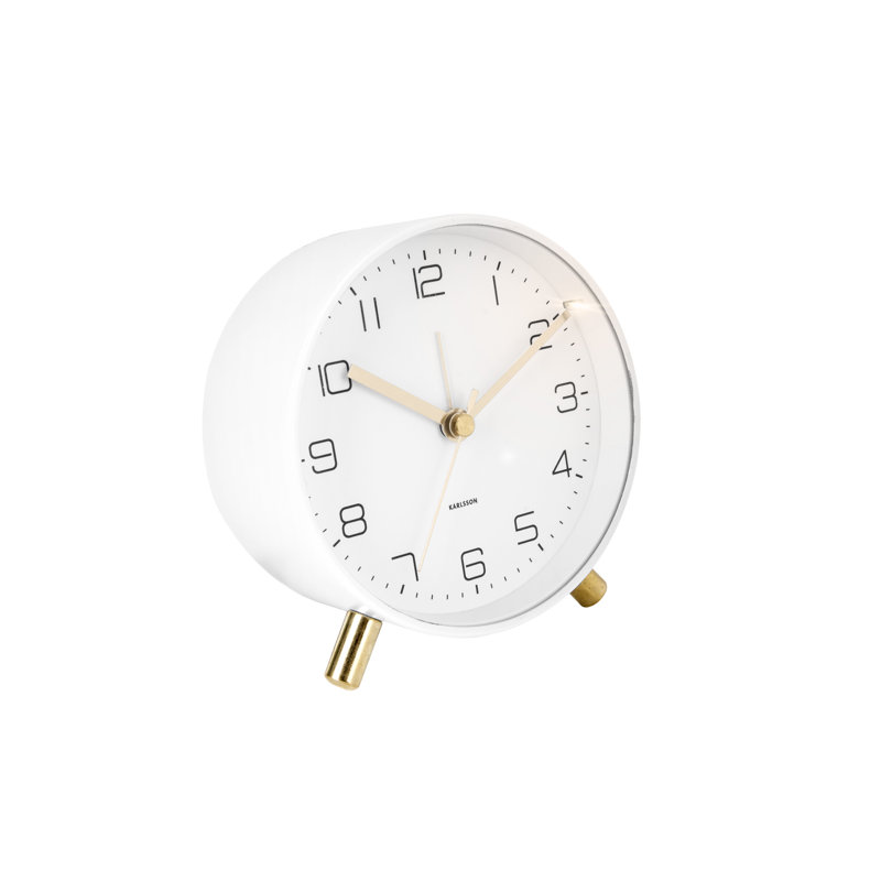 Karlsson Lofty Analog Metal Quartz Alarm Tabletop Clock & Reviews Wayfair.co.uk